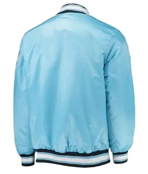 Jorde Calf Men’s Classic Carolina Varsity Style Letterman Bomber Jacket - Casual Wear Windbreaker Satin UNC Jacket For Men.