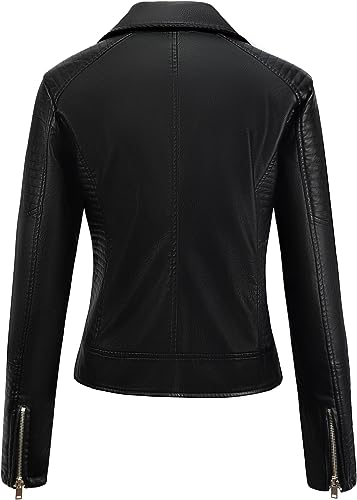 Jorde Calf Women’s Casual Slim Fit Asymmetrical Leather Jacket | Classic Cafe Racer Motorcycle Biker Leather Jacket.