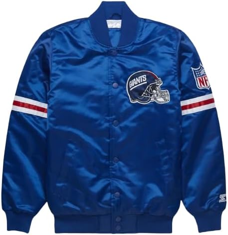 Men’s Giants Bomber Jacket |American Football NY Varsity letterman polyester Jacket for Men