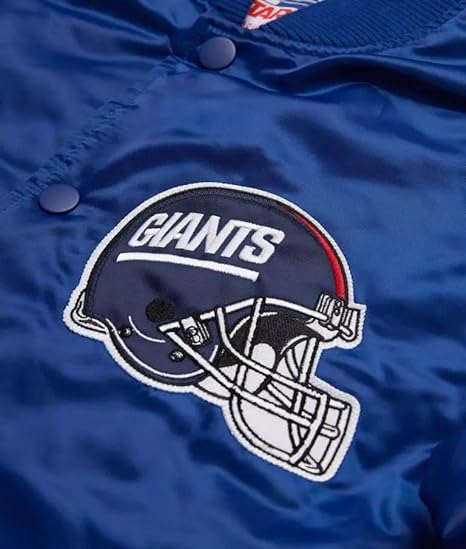 Men’s Giants Bomber Jacket |American Football NY Varsity letterman polyester Jacket for Men